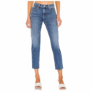 Rag & Bone Dre Low-Rise Ankle Slim Boyfriend Jeans in CLN Marie Wash Size 29